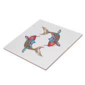 Mozaïekvis Tegeltje (Zijkant)