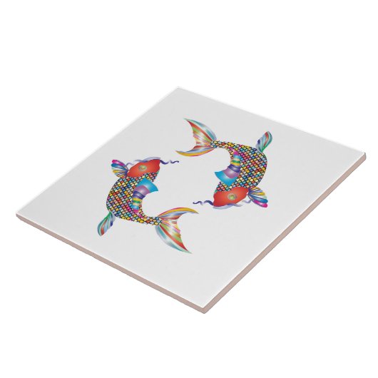 Mozaïekvis Tegeltje (Zijkant)