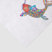 Mozaïekvis Tissuepapier (Detail)