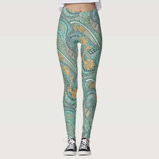 mozaïekvismijn leggings (Voorkant)