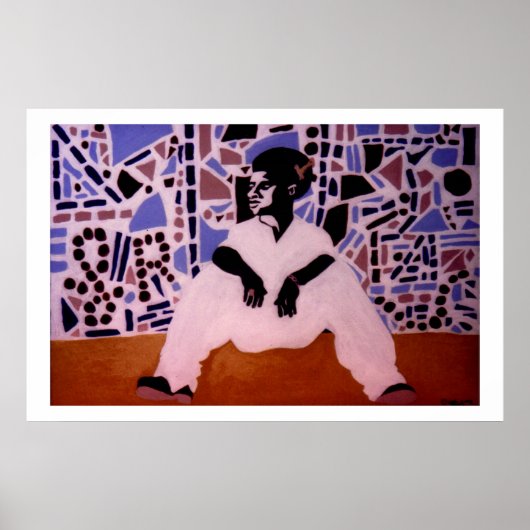 MozaïekwandPoster Poster (Voorkant)