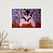 MozaïekwandPoster Poster (Keuken)