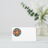 mozaïekzon visitekaartje (Staand voorkant)