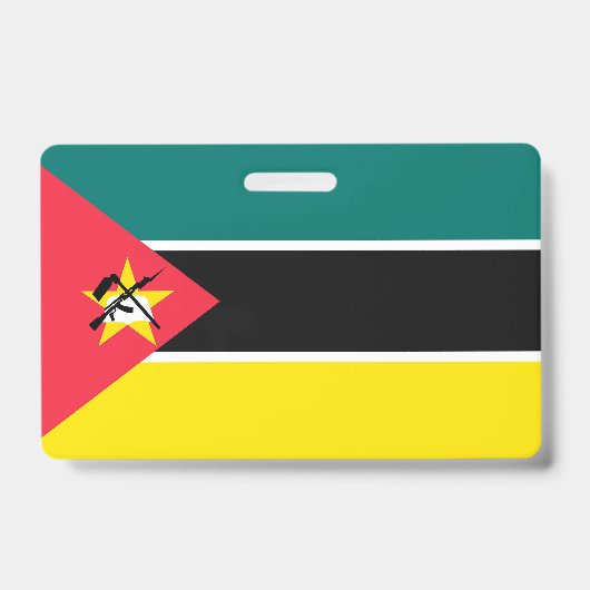 Mozambikaanse vlag badge (Voorkant)
