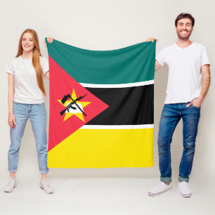 Mozambikaanse vlag fleece deken
