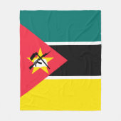 Mozambikaanse vlag fleece deken (Voorkant)