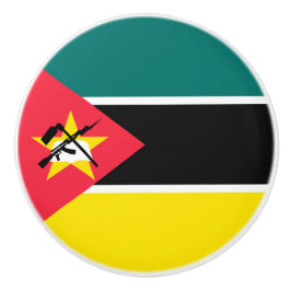 Mozambikaanse vlag keramische knop