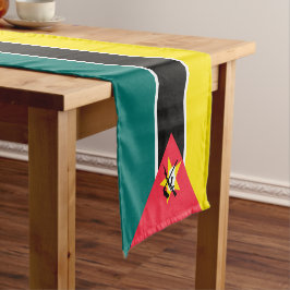 Mozambikaanse vlag korte tafelloper