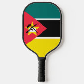 Mozambikaanse vlag pickleball paddle (Achterkant)