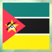 Mozambikaanse vlag raamsticker (Vel 3)