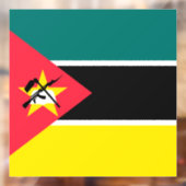 Mozambikaanse vlag raamsticker (Vel 2)