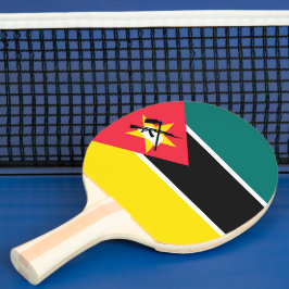 Mozambikaanse vlag tafeltennisbatje