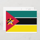 Mozambikaanse vlag, vlag van Mozambique Briefkaart (Voorkant / Achterkant)