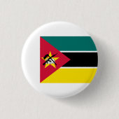 Mozambikaanse vlag, vlag van Mozambique Ronde Button 3,2 Cm (Voorkant)