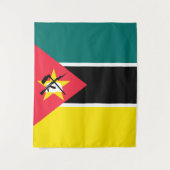 Mozambikaanse vlag wandkleed (Voorkant)