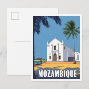 Mozambique Afrika Reisreclame Briefkaart