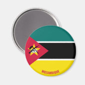 Mozambique Flag Charming Patriottic Magneet (Voorkant / Achterkant)