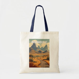 Mozambique Illustratie Reis Kunst Vintage Tote Bag
