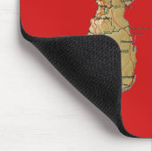 Mozambique Map Mousepad Muismat (Hoek)