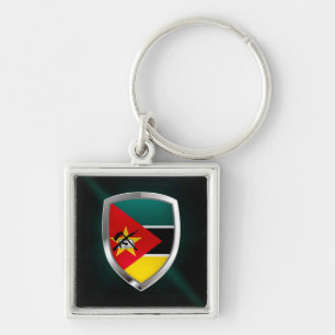 Mozambique Metallic Emblem Sleutelhanger