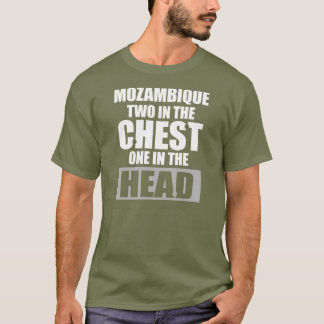 Mozambique - Silver Grafisch station T-shirt