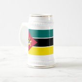 Mozambique vlag bierpul (Voorkant links)