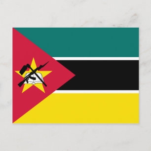 Mozambique Vlag Briefkaart