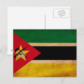 Mozambique vlag briefkaart (Voorkant / Achterkant)