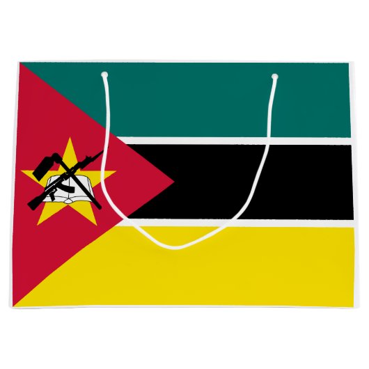 Mozambique vlag groot cadeauzakje (Voorkant)
