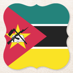 Mozambique vlag kartonnen onderzetters