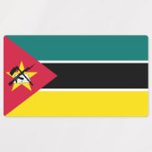 Mozambique vlag labels (Design 1)