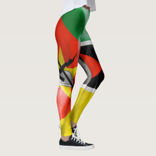 Mozambique vlag leggings