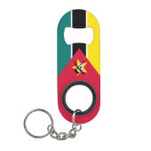 Mozambique vlag mini flessenopener (Voorkant)