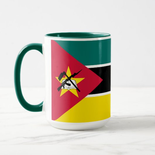 Mozambique vlag mok (Links)