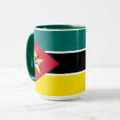 Mozambique vlag mok (Voorkant links)