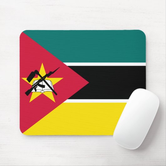Mozambique vlag muismat (Met muis)
