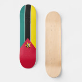 Mozambique vlag skateboard (Voorkant)