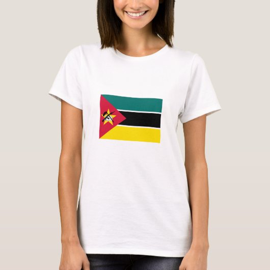 Mozambique vlag t-shirt (Voorkant)