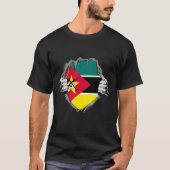 Mozambique vlag t-shirt (Voorkant)