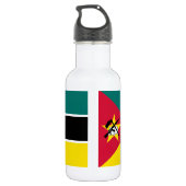 Mozambique vlag waterfles  (Achterkant)