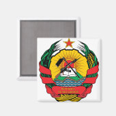 Mozambique wapenstilstand magneet (Voorkant / Achterkant)
