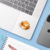 Mozarella bij Carrozza Sticker (Laptop met iPhone)