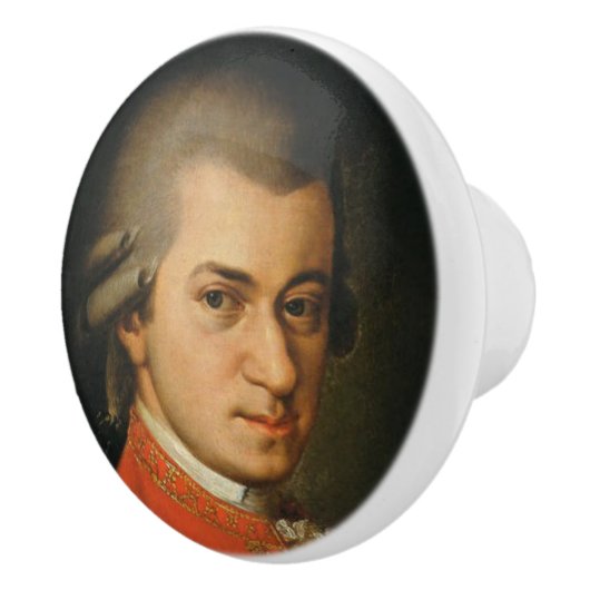 MOZART 1-1/2 inch keramische trekknop Keramische Knop (Rechts)