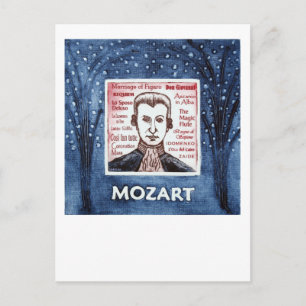 Mozart briefkaart