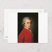 mozart briefkaart (Voorkant / Achterkant)
