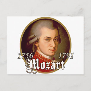 Mozart Briefkaart