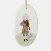 Mozart die Violin Child Prodigy Classica Muziek sp Keramisch Ornament (Rechts)