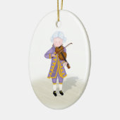 Mozart die Violin Child Prodigy Classica Muziek sp Keramisch Ornament (Links)
