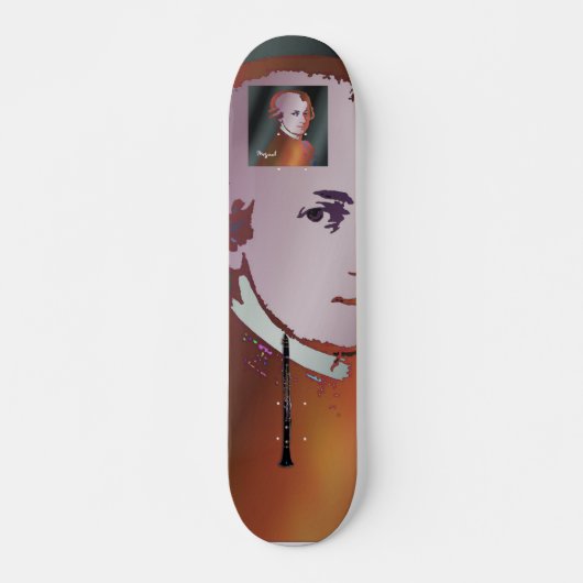 Mozart et skateboard Clarinet (Devant)