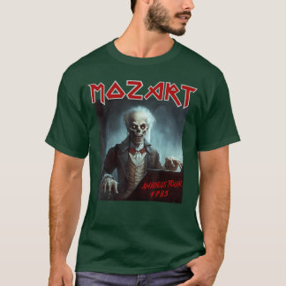 Mozart Grappige HeavyMetal s Vintage Sarcasische M T-shirt